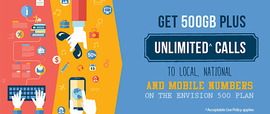Envision 500 – Unlimited^ Calls Promotion