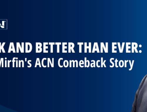 Back and Better Than Ever: Ian Mirfin’s ACN Comeback Story